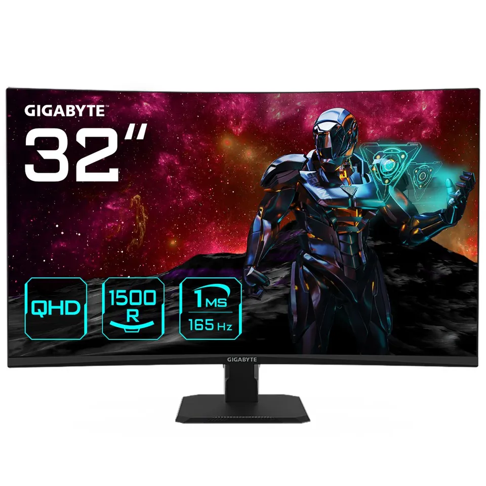 GIGABYTE GS32QC 31.5" Curvo QHD 165Hz 1ms FreeSync Premium