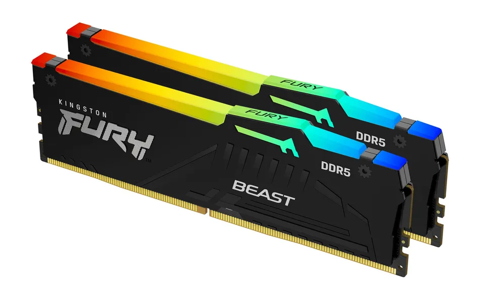 Kingston FURY Beast 32GB DDR5 5200MT/s CL40 RGB (Kits de 2)
