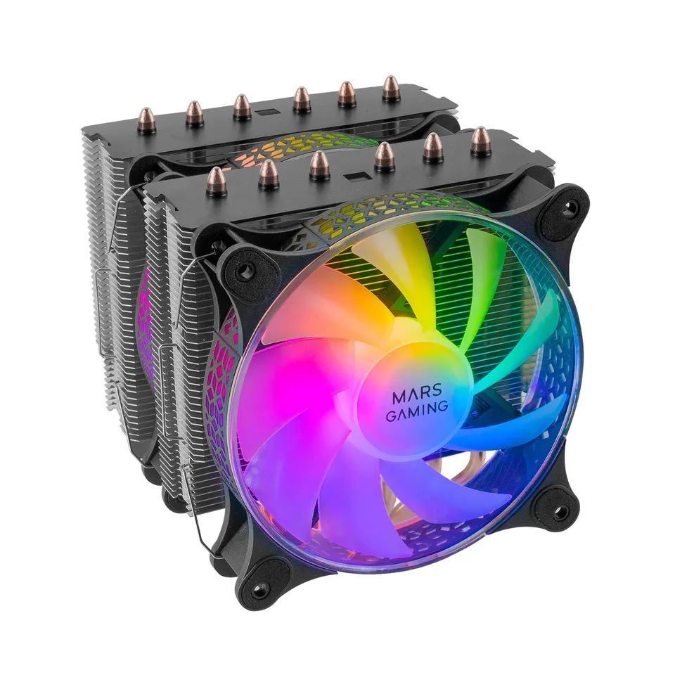 Mars Gaming MCPUXT Doble Torre ARGB 12cm 6 Heatpipes 300W