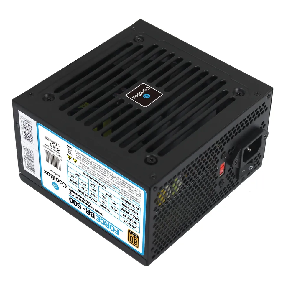 CoolBox Force BR-500 500W ATX 20+4-pin Negro