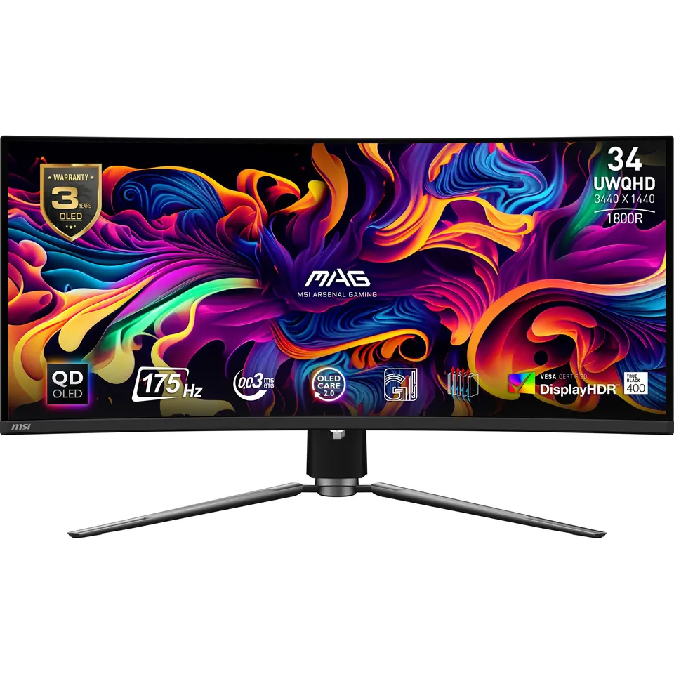 MSI MAG 341CQP QD-OLED 34" UltraWide QHD 3440×1440