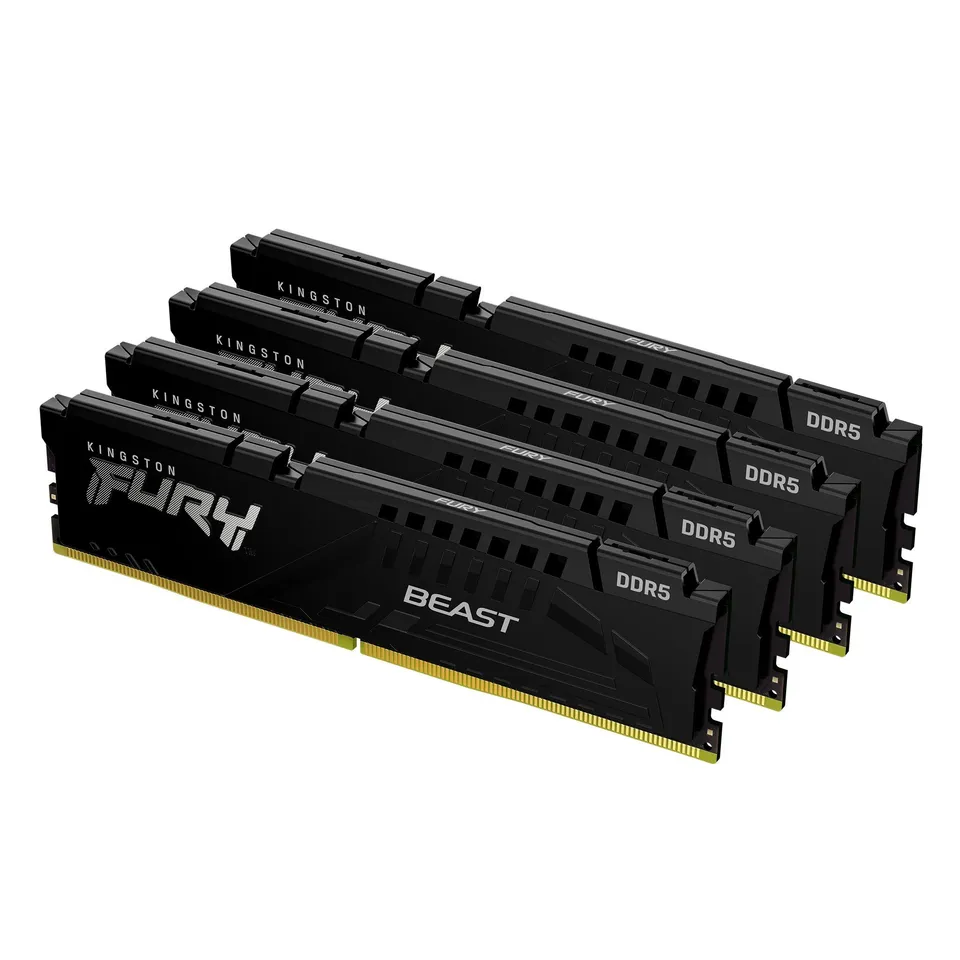 Kingston FURY Beast 128GB (4x32GB) DDR5-5600 CL40 Black