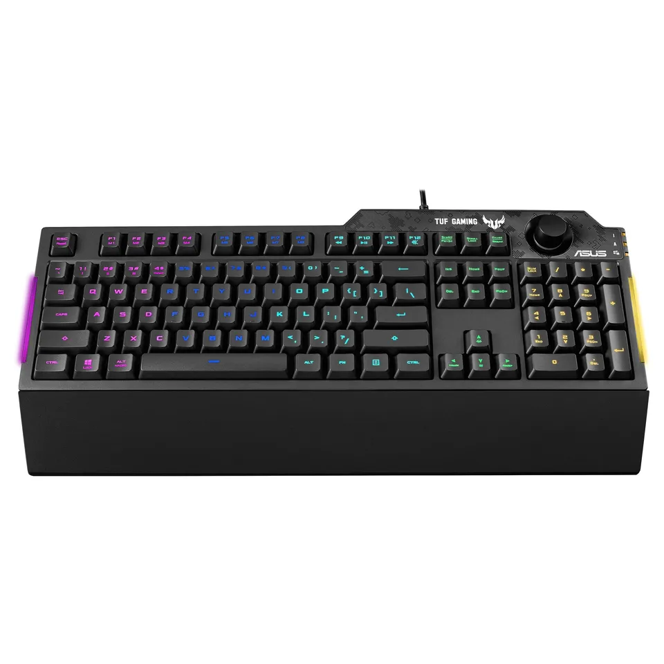 ASUS TUF Gaming K1 Teclado Juego USB Inglés Español Negro