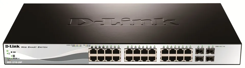 D-Link DGS-1210-28P Gestionado L2 Gigabit Ethernet PoE 1U