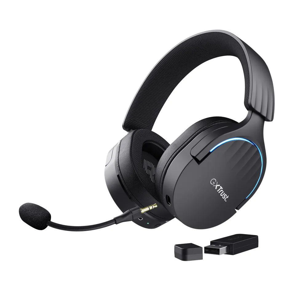 Trust GXT 491 Fayzo Auriculares 2 en 1 USB-C Bluetooth Negro
