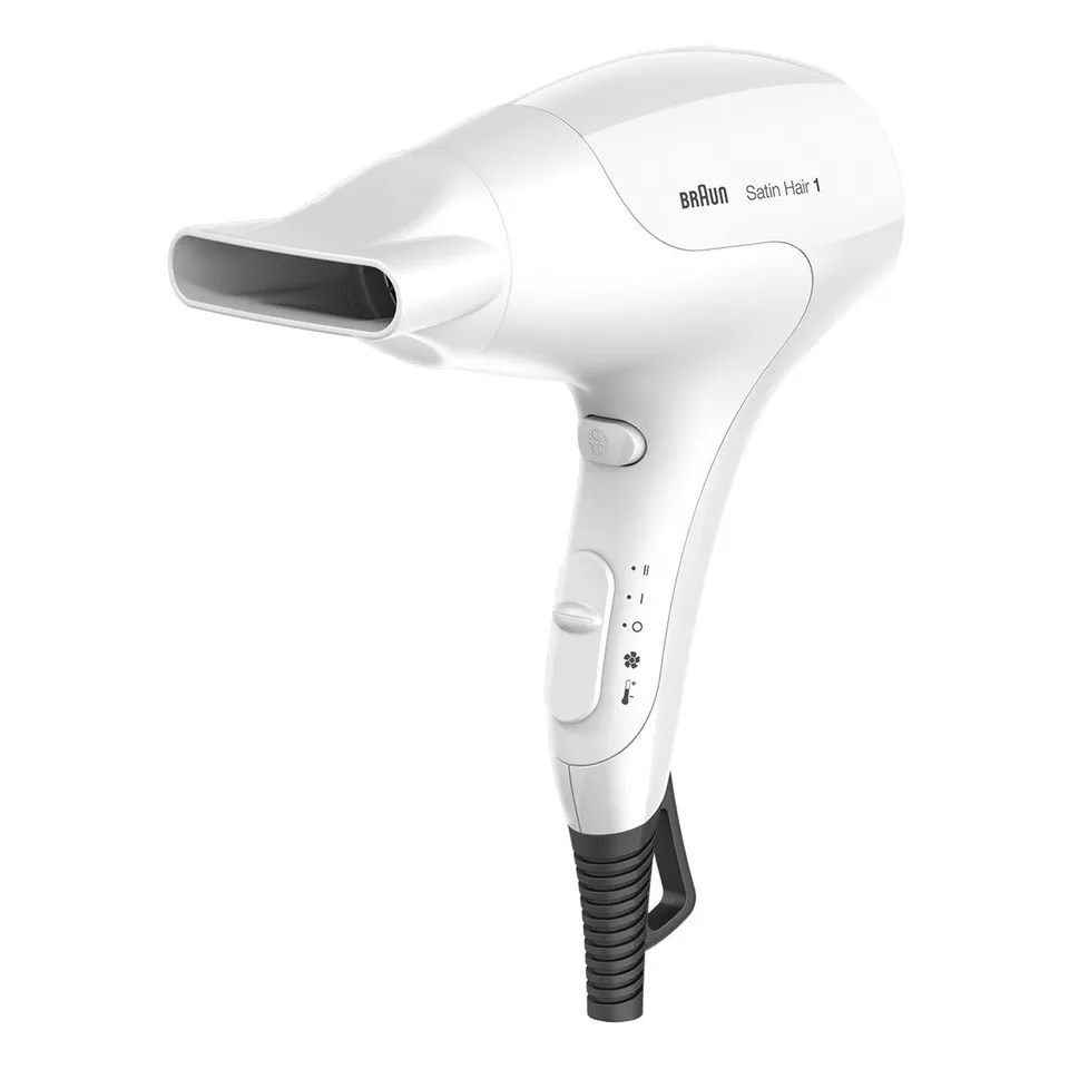 Braun Satin Hair 1 PowerPerfection HD180 1800W Blanco