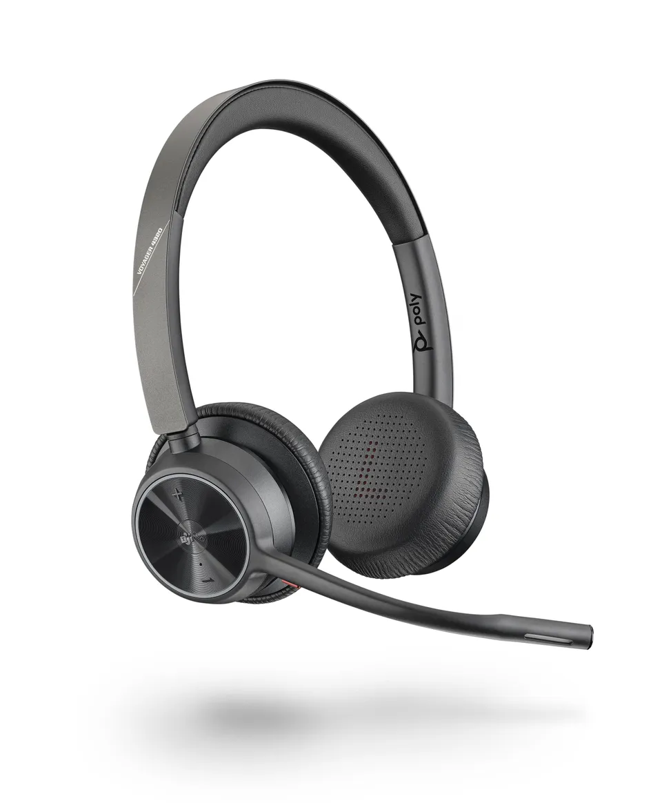 POLY Voyager 4320 UC Auriculares USB-C Bluetooth Negro