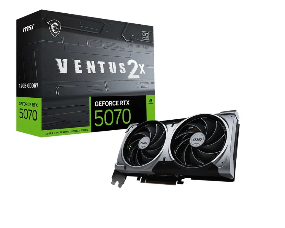 MSI GeForce RTX 5070 Ventus 2X OC 12GB GDDR7