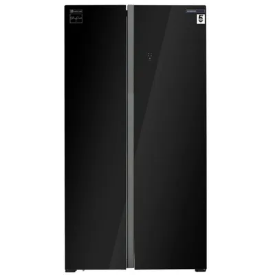 Infiniton SBS-719BGA Frigorífico Americano Nofrost F Negro