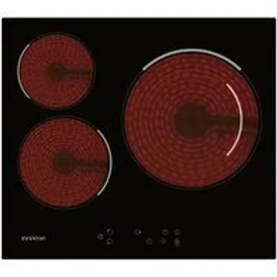 Inifiniton VIT3P54W Placa Vitrocerámica 3 Zonas 60cm Negra