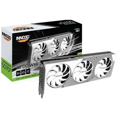 Inno3D GeForce RTX 5070 Ti X3 OC 16GB GDDR7 Blanca