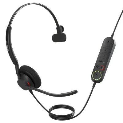 Jabra Engage 40 Auriculares Alámbrico Diadema Oficina/Centro de llamadas USB Tipo C Negro