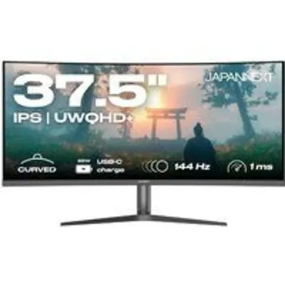 Japannext Jn-ib375c144uqr-h Monitor Gaming Curved 37.5" Ips Uwqhd+ 144hz 1ms