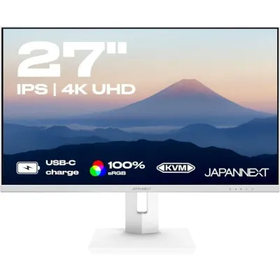 JAPANNEXT JN-IPS27UHDR-C65W-HSP-W 27" 4K IPS FreeSync USB-C