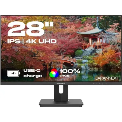 JAPANNEXT JN-IPS282UHDR-C65W 28" IPS 4K FreeSync USB-C