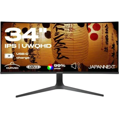 JAPANNEXT JN-IPSC34UWQHDR-C65W-H 34" UW QHD IPS USB-C