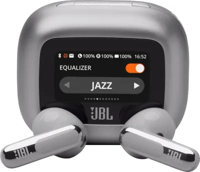 JBL Live Flex 3 Auriculares Inalámbrico Dentro de oído Llamadas/Música/Deporte/Uso diario Bluetooth Plata