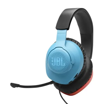 JBL Quantum 100N Auriculares Alámbrico Diadema Juego Azul, Rojo