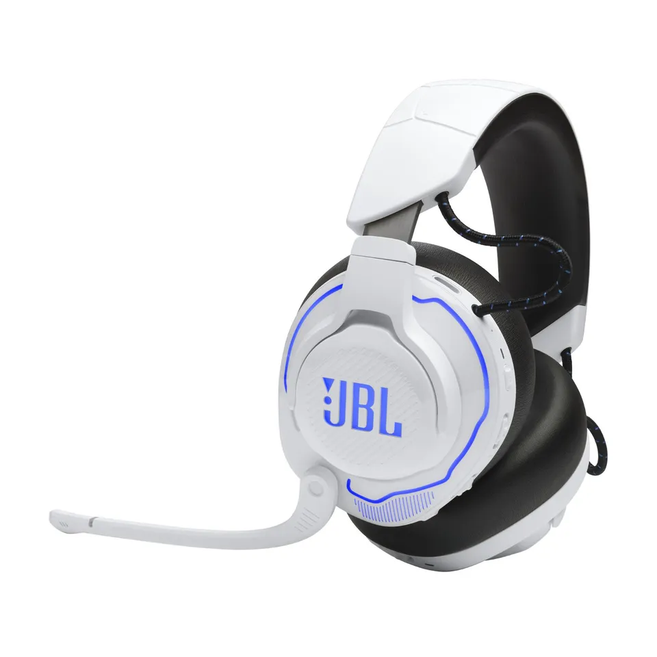 JBL Quantum 910P Auriculares Inalámbrico y alámbrico Diadema Juego USB Tipo C Bluetooth Azul, Blanco
