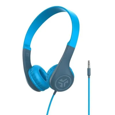 JLab JBuddies Pop Audífonos Infantiles 85dB Cable Negro/Azul