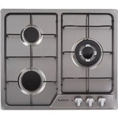 Jocel JP3GI008930 Placa Encastrable a Gas 3 Zonas Acero Inoxidable