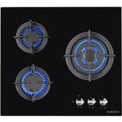 Jocel JP3GV009029 Encimera Gas 3 Zonas 60cm Negro