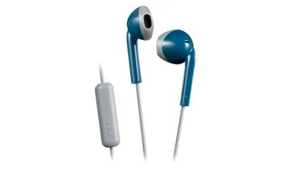 JVC HA-F19M-AH Auriculares internos con micrófono azul gris