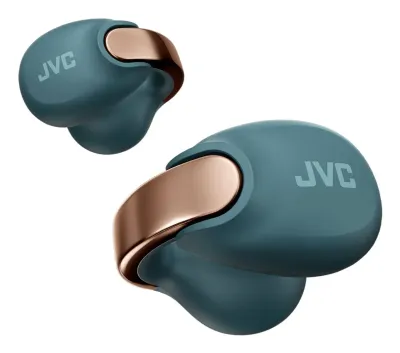JVC HA-NP1T Auriculares True Wireless Stereo (TWS) Clip de oreja Llamadas/Música USB Tipo C Bluetooth Azul, Oro
