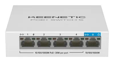 Keenetic Switch Gigabit 5 puertos PoE+ 60W