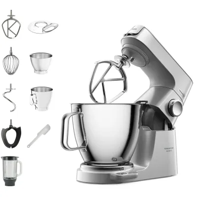 Kenwood Titanium Chef Baker XL robot de cocina 1200 W 7 L Acero inoxidable