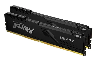 Kingston FURY Beast 16GB Kit de 2 DDR4 3600MT/s CL17 Black