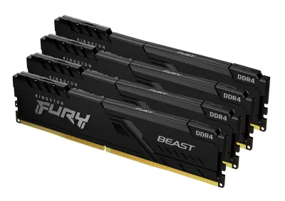 Kingston FURY Beast 64GB DDR4 3600MT/s (Kit de 4) Black