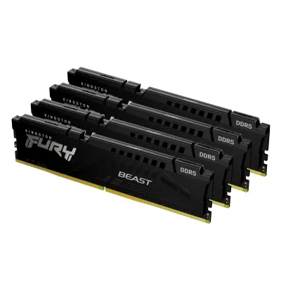 Kingston FURY Beast 64GB DDR5 6000MT/s CL40 Kit de 4 Black