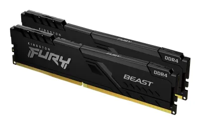 Kingston FURY Beast DDR4 32GB (2x16GB) 3200MT/s CL16 Black