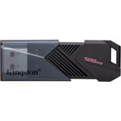 Kingston Technology DataTraveler 128GB Portable USB 3.2 Gen 1 Exodia Onyx