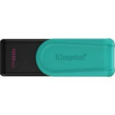 Kingston Technology DataTraveler 128GB Portable USB 3.2 Gen 1 Exodia S (Black/Turquoise)