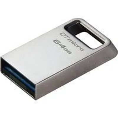 Kingston Technology DataTraveler 64GB Micro 200MB/s Metal USB 3.2 Gen 1
