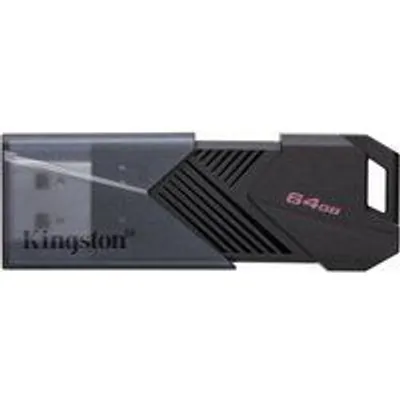 Kingston Technology DataTraveler 64GB Portable USB 3.2 Gen 1 Exodia Onyx