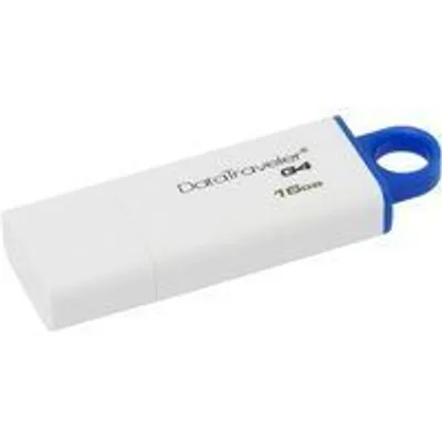 Kingston Technology DataTraveler G4 unidad flash USB 16 GB USB tipo A 3.2 Gen 1 (3.1 Gen 1) Azul, Blanco