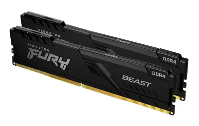 Kingston Technology FURY Beast 32GB 3600MT/s DDR4 CL18 DIMM (Kit de 2) Black