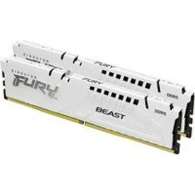Kingston Technology FURY Beast 64GB 6400MT/s DDR5 CL32 DIMM (Kit of 2) White EXPO