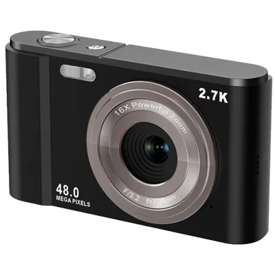 Kinsi DC302 Cámara Digital 2.8" 48MP HD Negra