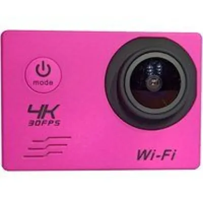 Kinsi H10-1 Cámara Deportiva 4K WIFI Mini Videocámara Rosa