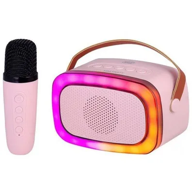 Klack BT-K8 Altavoz Karaoke Portátil Bluetooth 10W Rosa