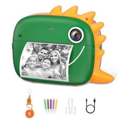 Klack Cámara Instantánea 12MP HD 2" Verde 3–12 Años