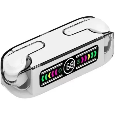 Klack M12 Max Auriculares Bluetooth 5.3 Blanco