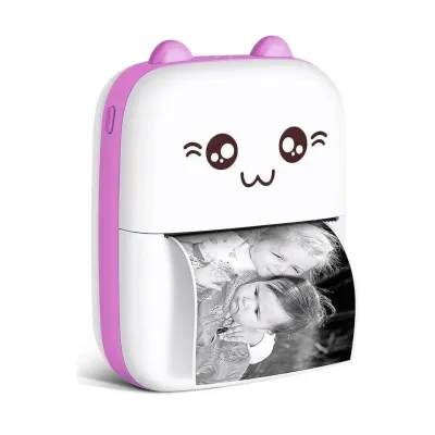 Klack Mini Impresora Térmica Portátil Bluetooth Rosa