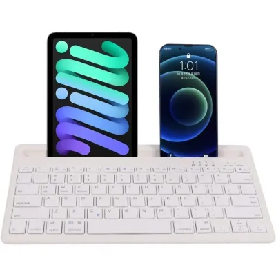 Klack Teclado Bluetooth 2 Canales Español Blanco Recargable