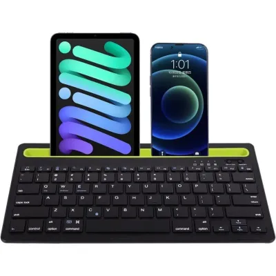 Klack Teclado Bluetooth Multidispositivo Recargable 2 Canales Negro