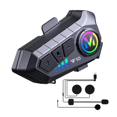 Klack Y10 Intercomunicador Moto Bluetooth IPX6 HiFi